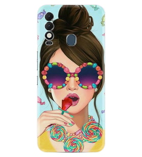 Tecno Spark 8T Kılıf Resimli Desenli Baskılı Silikon Sugar and Woman 1418