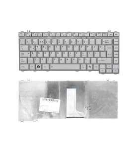 Toshiba Satellite M200 ile Uyumlu Notebook Klavye - Silver - TR