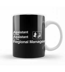 The Office Assistant To The Assistant to the Regional Manager White Kupa Bardak Porselen