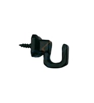 Vidalı Kanca, Askı Küçük - 15x18mm, Siyah - 1 Adet