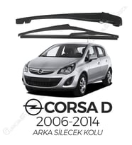 Opel Corsa D 2006-2014 Arka Silecek Kolu ve Silecek Seti