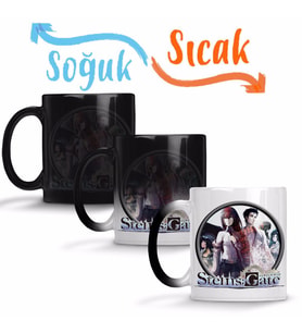 Steins Gate Sihirli Kupa Bardak Porselen