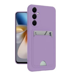 Galaxy M15 Kelvin Kartvizitli Silikon - Lila