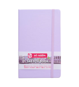 Talens Art Creation Sketch Book 13x21cm 140g 80 Yaprak Pastel Violet