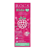 Rocs Kids Diş Macunu Ahududu Smoothie Tadında Florürsüz 3-7 Yaş 45 gr