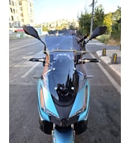 MOTOCAM Apache Ventro 150 Ön Cam 2022-2026 Model 55cm Füme Renkli 4mm KISA