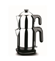 Korkmaz A369 Demtez Inox Siyah 1600 W Çelik Çay Makinesi