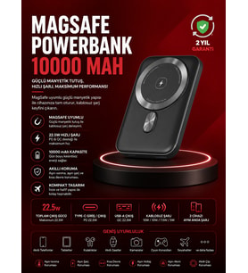 Kablosuz ve Kablolu Kullanım Sunan Taşınabilir Powerbank