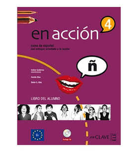 en acción 4 Libro del alumno(Ders Kitabı +Audio d) (Gri-Kırmızı)