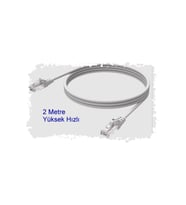 2 mt Eternet Kablosu - Modem - PC Bağlantı Kablosu
