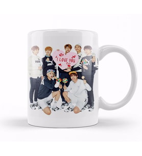 Bts I Love You Kupa Bardak Porselen