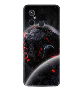 Xiaomi Redmi 12C Kılıf Resimli Desenli Silikon Platinium Series Dark World 1867