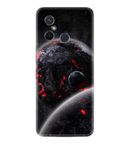 Xiaomi Redmi 12C Kılıf Resimli Desenli Silikon Platinium Series Dark World 1867