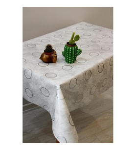 Astarlı Silinebilir Pvc Muşamba Masa Örtüsü - 387-31