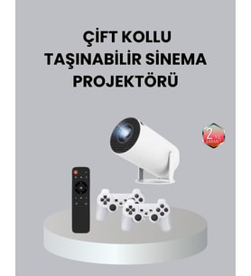 Northcity 4K Wi-Fi 6 Kablosuz Projeksiyon Cihazı – 10.000+ Oyun Desteği ve Ev Sinema Deneyimi