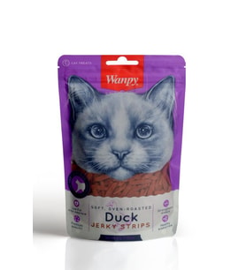 Wanpy Gerçek Ördek Fileto 80 gr DA-02S-01 Yumuşak Kedi Ödülü (Kahverengi)