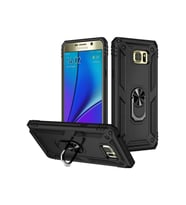 Samsung Galaxy Note 5 Uyumlu Kılıf Zore Vega Kapak (Siyah)