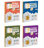 Çanta Yayınları 5. Sınıf Tüm Dersler Etkinlikli Kazanım Sıralı Soru Bankaları (4 Kitap)