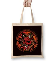 Japanese Warrior Mask Mempo Samurai Shinobi Warrior Ninja Bez Çanta Uzun Saplı
