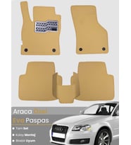 AUDİ A3 HATCHBACK (2003-2012) Uyumlu EVA Paspas Tam Set–Araca Özel,Su Geçirmez,Kolay Montaj