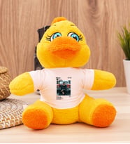 Kişiye Özel İnstagram Tasarım Fotoğraflı Peluş Civciv