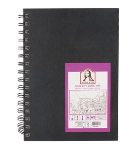 SÜDOR MN07-5 ESKİZ SERT KAPAK SPİRALLİ DEFTER A5 100 GR 80yp