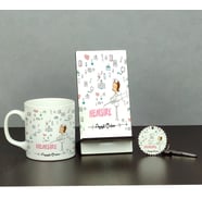Hemşire Üçlü Set (Kupa + Telefon Standı + Anahtarlık) 003