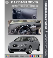 SEAT LEON (2005-2012) Torpido Örtüsü Ön Göğüs Halı Torpido Koruma Birebir Uyum Kaymaz UV Koruma