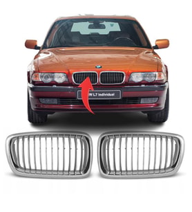 Bmw E38 Ön Panjur Set Krom 1999-2001 51138231595/96