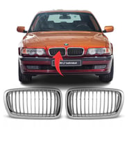 Bmw E38 Ön Panjur Set Krom 1999-2001 51138231595/96