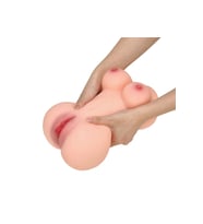 Realistik Manken anl Vajinal Titreşimli Suni Vajina mastürbatör