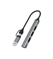 Valkyrie mAcbook Uyumlu Type-C & USB Çiftli 4port USB 3.0 Splitter 5 Gbps Çevirici Hub Adaptör