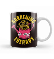 Gardening Therapy Watering Can Garden Gardener Flowers Lawn Kupa Bardak Porselen
