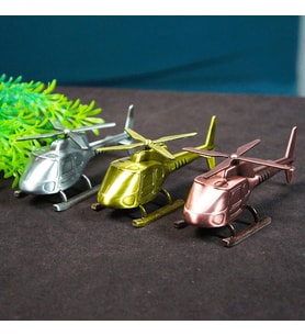 Dekoratif Metal Helikopter