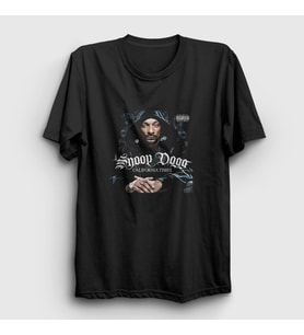 Presmono Unisex Siyah California Snoop Dogg T-Shirt 370493tt
