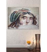 Çingene Kızı Zeugma Kanvas Tablo (8 Farklı Ölçü)