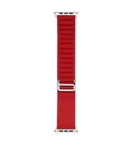 Lexroo Watch Ultra 49mm Band-74 Hasır Kordon - Kırmızı