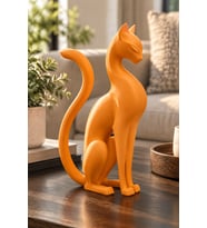 Kedi Anıtı Dekoratif Biblo