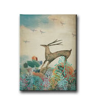 Geyikli Modern Canvas Tablo MİND261