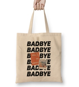 Bad Bye Purple Mono Collectıon Bts Bez Çanta Uzun Saplı