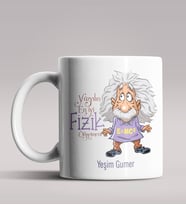 Kişiye Özel 100 Yılın En İyi Fizik Öğretmeni Tasarım Beyaz Kupa