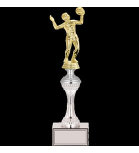 ODAK KUPA - Figürlü Kupalar - Voleybol Kadın Figürlü Kupalar FG-030 C - 34 cm