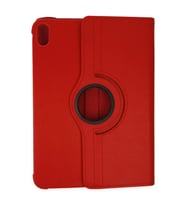 iPad 2022 10.9 (10.nesil) Uyumlu Premium 360 Döner Tablet Deri Kılıf (Kırmızı)