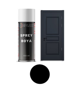 Mat Siyah Amerikan Kapı Sprey Boyası 400 Ml.