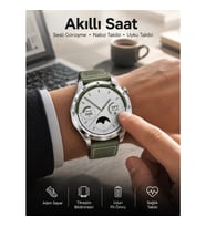 Mey İthalat® Akıllı Saat Sesli Görüşme Uyku ve Sağlık Takibi NFC Uyumlu