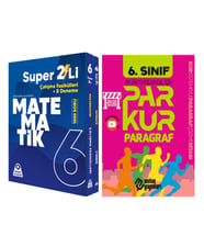 Örnek Akademi 6. Sınıf Süper İkili Matematik ve Metin Paragraf Par Kur Seti 2 Kitap