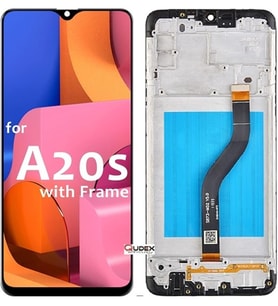 Samsung Galaxy A20s Lcd Ekran Dokunmatik Çıtalı (SM-A207)