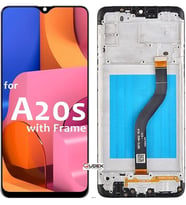 Samsung Galaxy A20s Lcd Ekran Dokunmatik Çıtalı (SM-A207)
