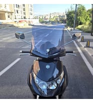 MOTOCAM Piaggio Beverly 250 Ön Cam 2005-2007 Model 44cm Füme Renkli 4mm