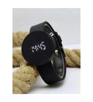 Siyah Silikon Kordonlu Digital Unisex Kol Saati Mls-1053